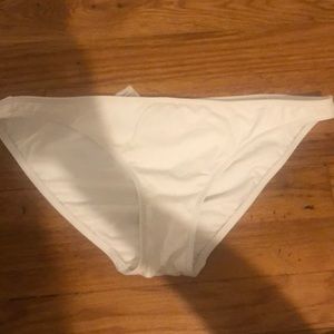 Simple white bikini bottoms